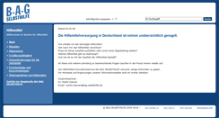 Desktop Screenshot of hilfsmittel.bag-selbsthilfe.de